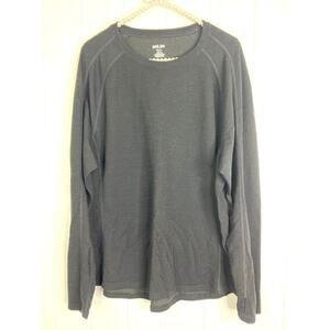 Wicked Wool Black Wool Blend Base Layer Size‎ 2XL